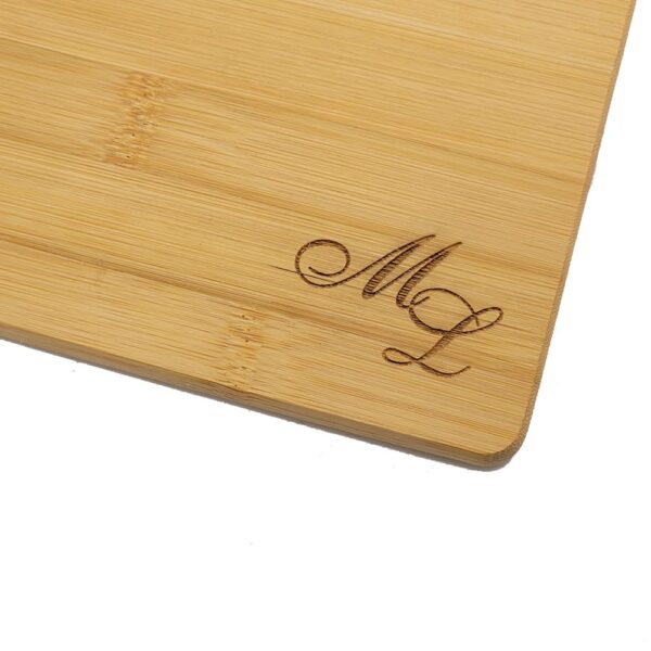 tagliere legno bambù bomboniere matrimonio personalizzate sigle sposi